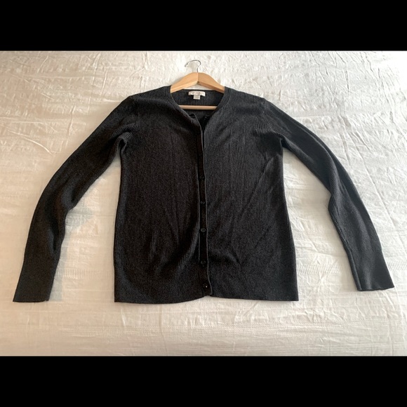LOFT Sweaters - LOFT Outlet Ribbed Button-Down Cardigan
